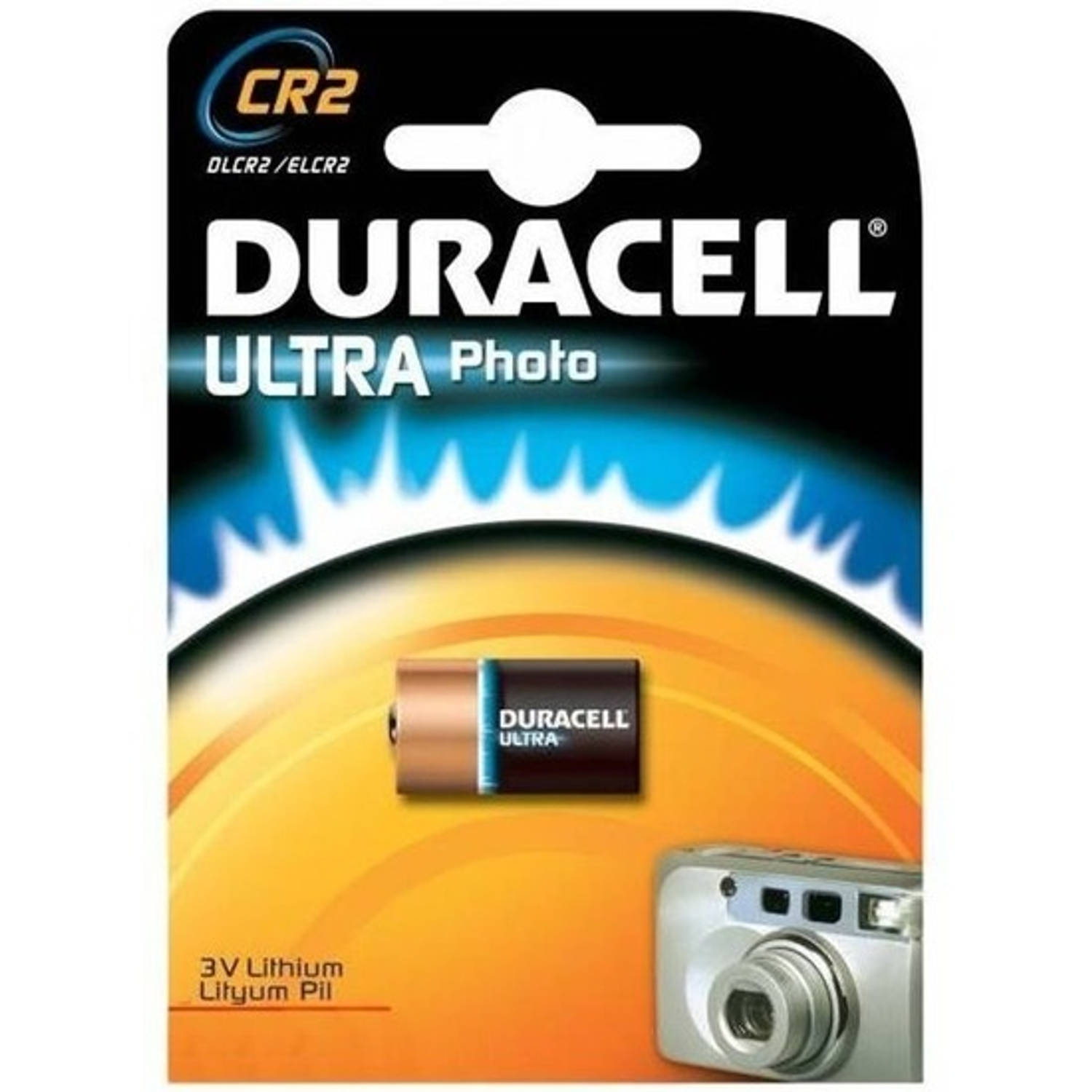 3x Duracell Batterij Ultra Photo Cr2 3 Volt - Batterijen