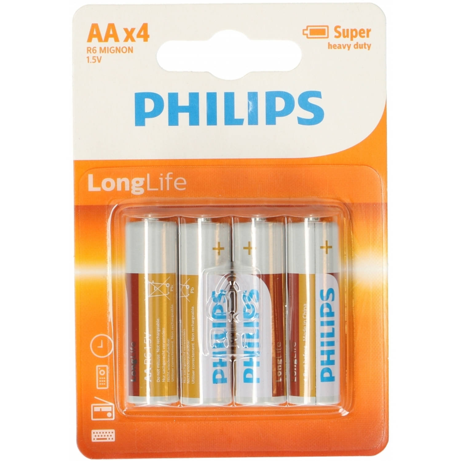 Set van 20 voordelige Philips AA batterijen - Penlites AA batterijen