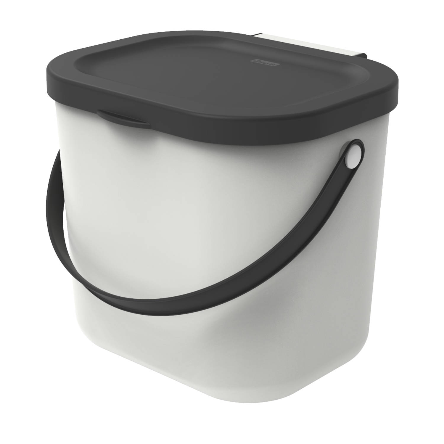 Aankoop Array verteren Rotho Albula afvalbak - 6 liter - wit | Blokker