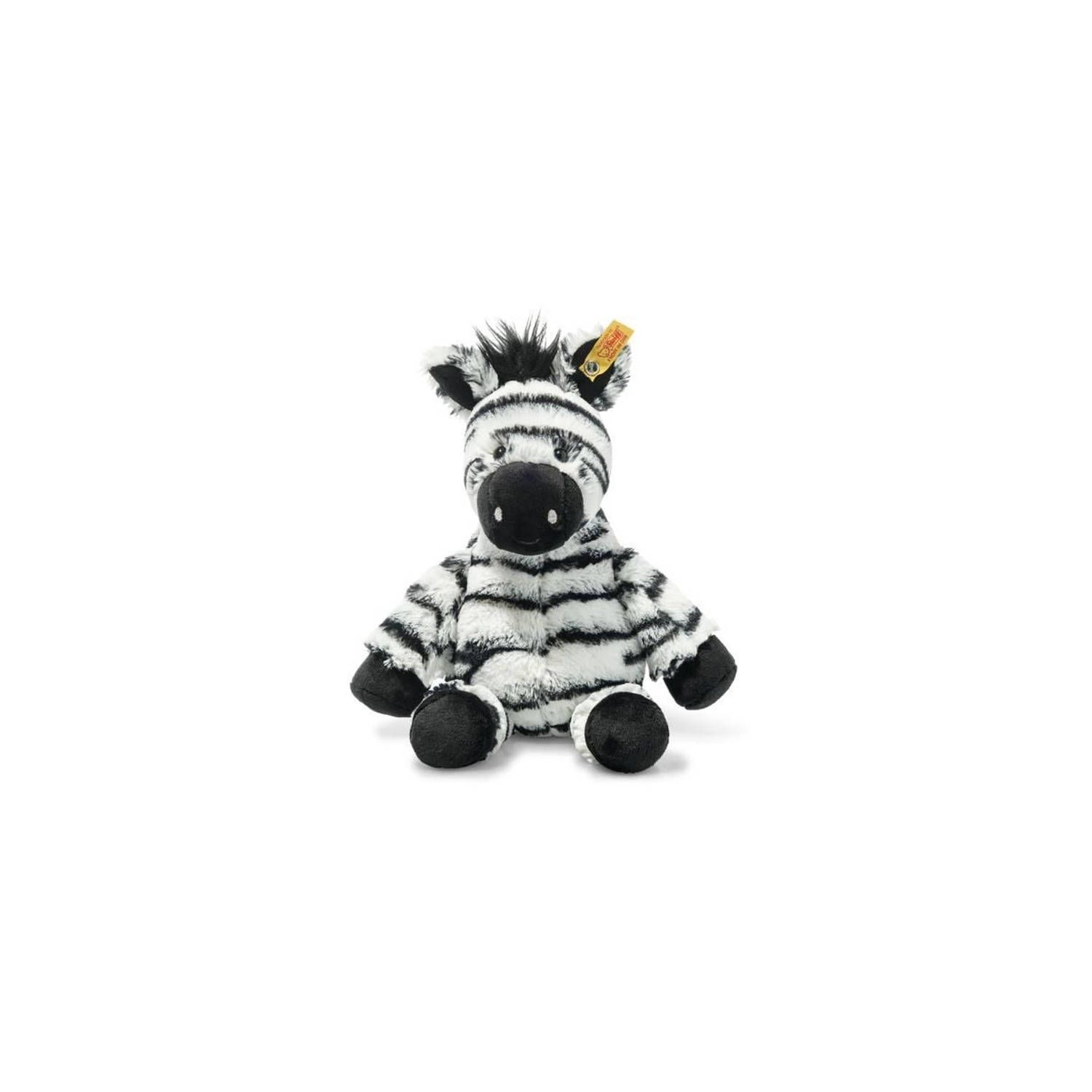 Steiff Soft Cuddly Friends Zora Zebra, White-black 30cm