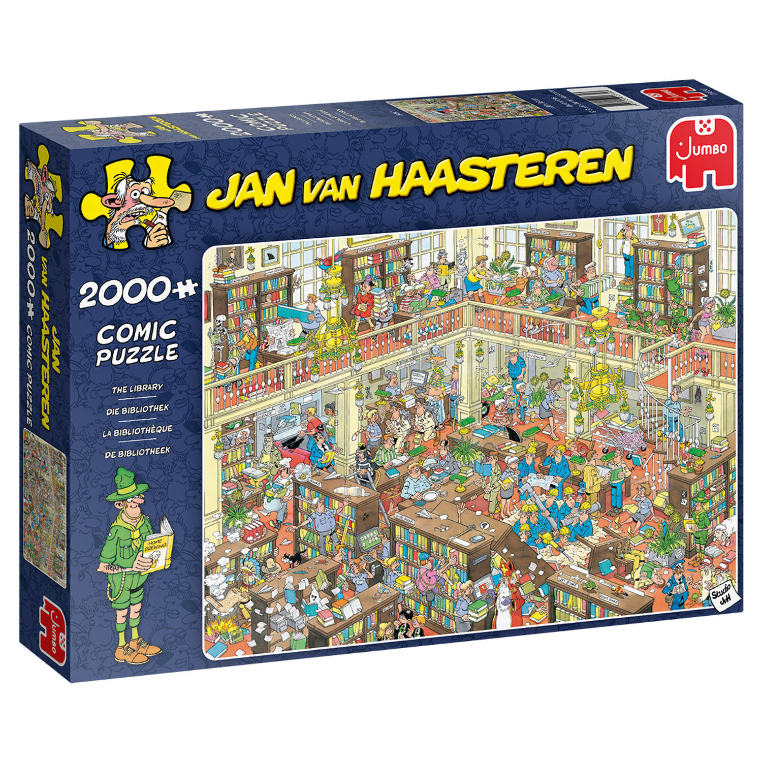 Jan van Haasteren De Bibliotheek puzzel - 2000 stukjes