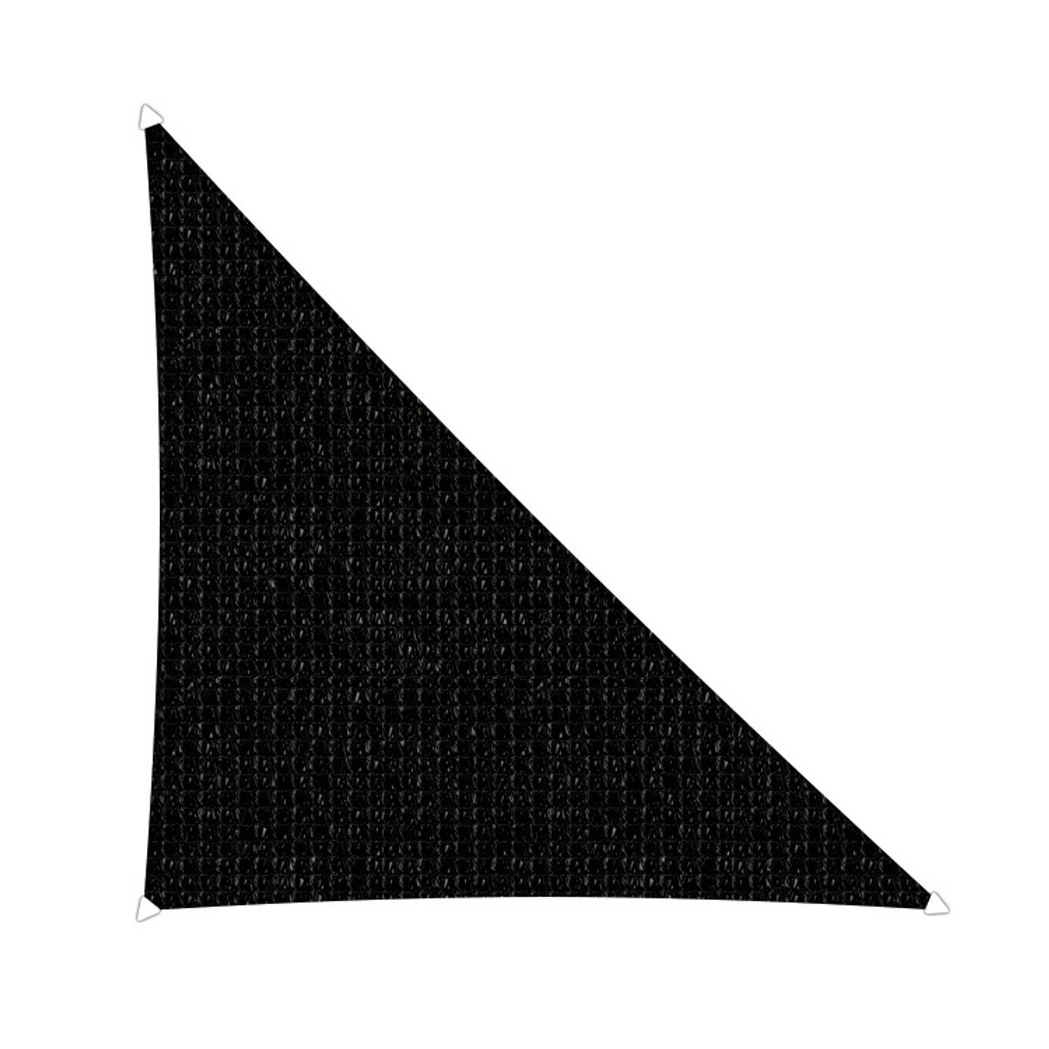 Sunfighter s 90 graden Driehoek 3x3x4,2 Zwart met bevestigingsset