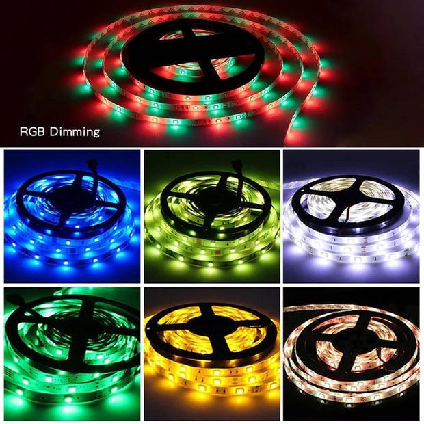 LED-strip - 5 meter - 44 LED's - Multi-colour
