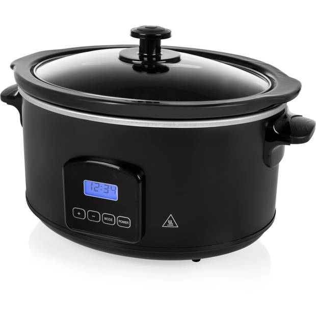 Tristar VS-3920 Slowcooker - Digitale Slowcooker 4.5 liter - Keramische binnenpan - Warmhoudfunctie