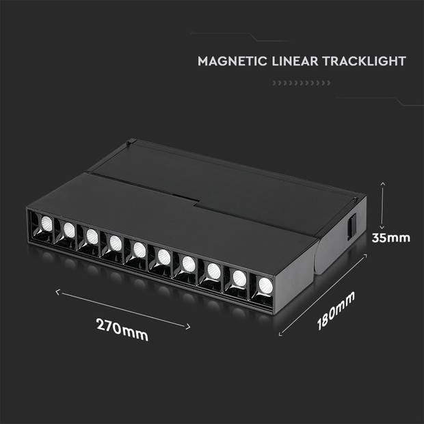 V-TAC VT-4220 LED tracklights - Magnetische lineaire verlichting - IP20 - 20 watt - 1200 lumen - 4000K