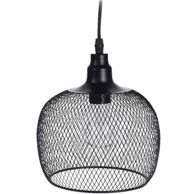 LED tuinverlichting hanglamp metaal 18 cm zwart - Buitenverlichting