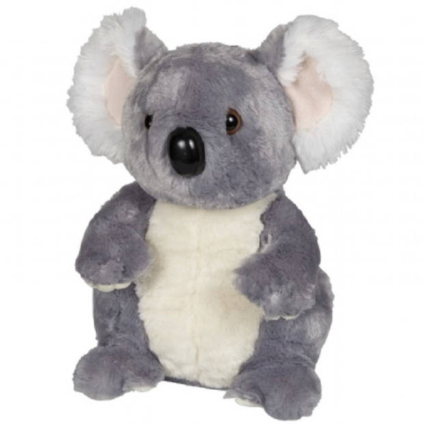 Pluche grijze koala knuffel 30 cm - Koala Australische buideldieren knuffels - Speelgoed voor kinderen