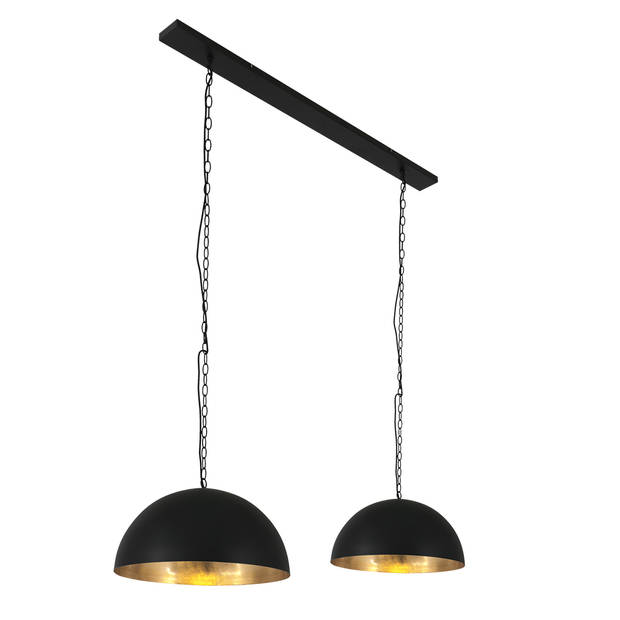 Steinhauer Hanglamp semicerikel 2556 zwart goud