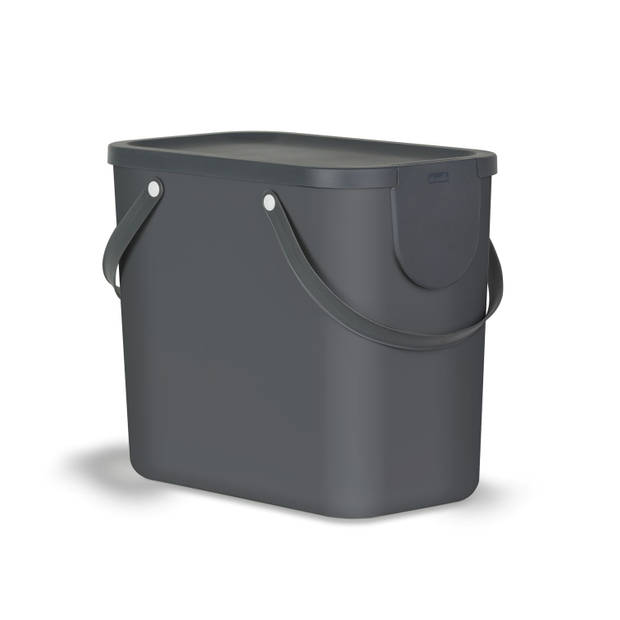 Rotho Albula afvalbak - 25 liter - antraciet