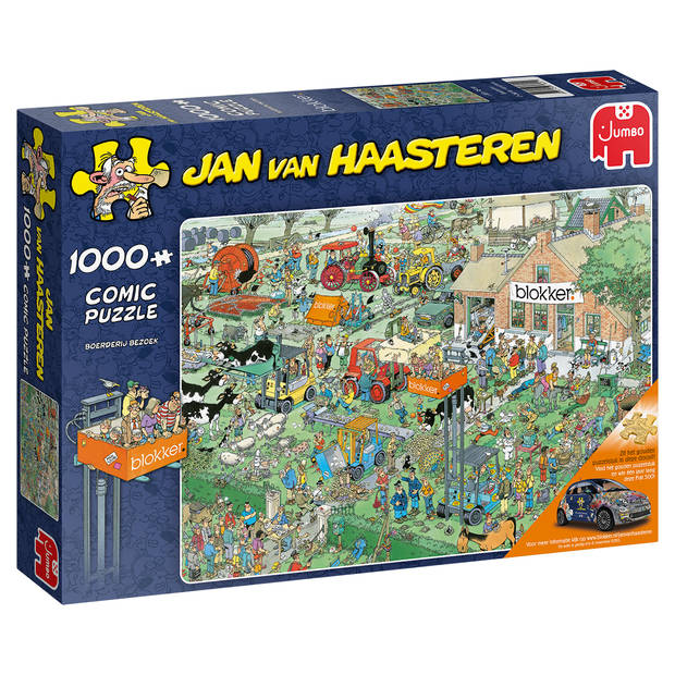 Jan van Haasteren boerderijbezoek 1000 stukjes