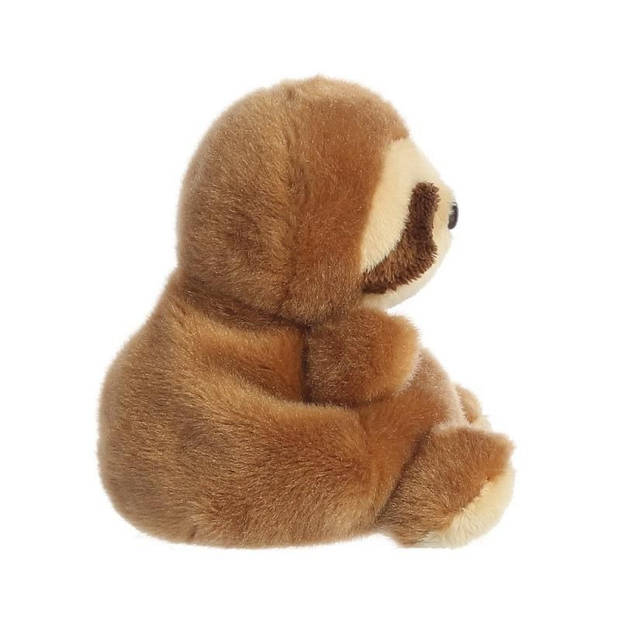 Aurora Pluche dieren knuffel - luiaard - bruin - 13 cm - Knuffeldieren luiaard speelgoed - Knuffeldier