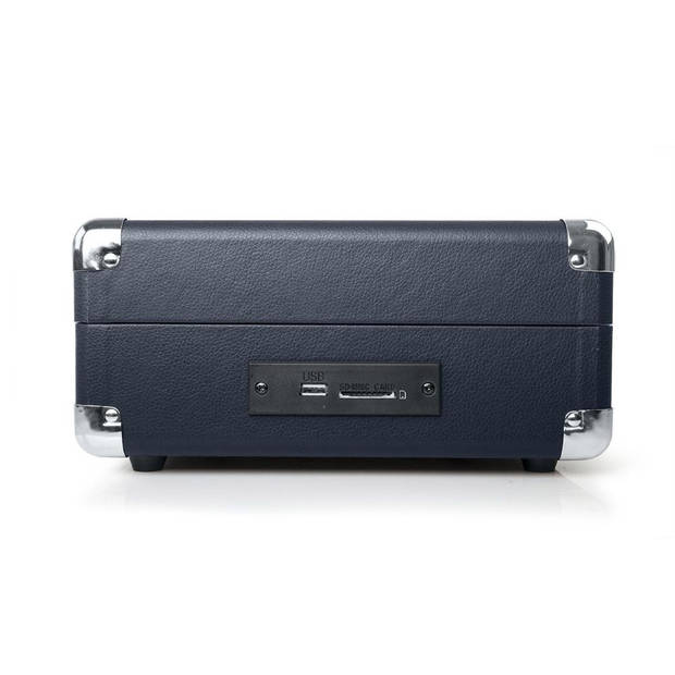 Muse MT-103 DB Retro Bluetooth USB Platenspeler Donker Blauw