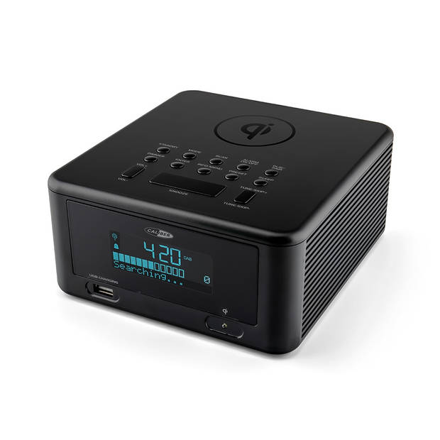 Caliber Wekkerradio Met Bluetooth En DAB+ Ontvangst - Zwart (HCG010QIDAB-BT)