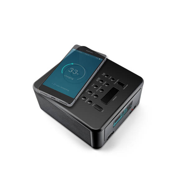 Caliber Wekkerradio Met Bluetooth En DAB+ Ontvangst - Zwart (HCG010QIDAB-BT)
