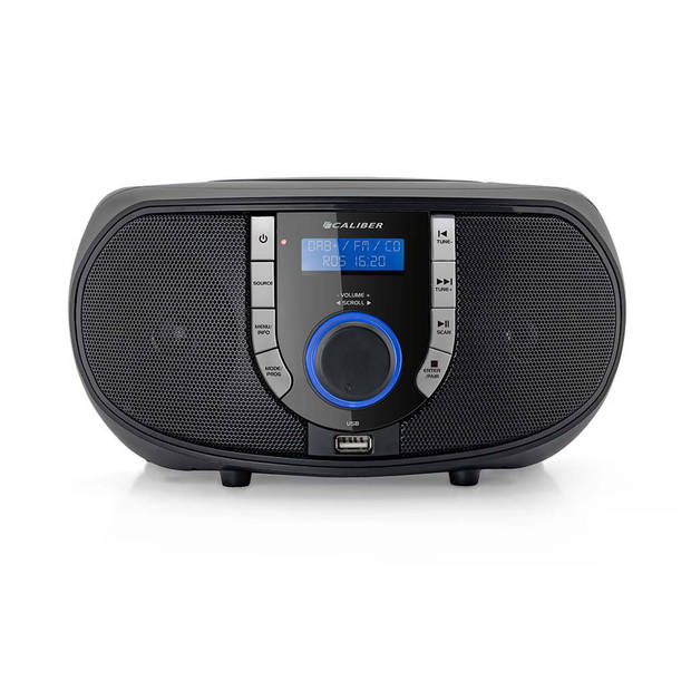 Caliber Draagbare Radio CD-speler met Bluetooth - USB - DAB+ en FM-radio (HBC433DAB-BT)