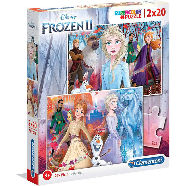 Clementoni legpuzzel Frozen 2 20 stukjes 2 stuks