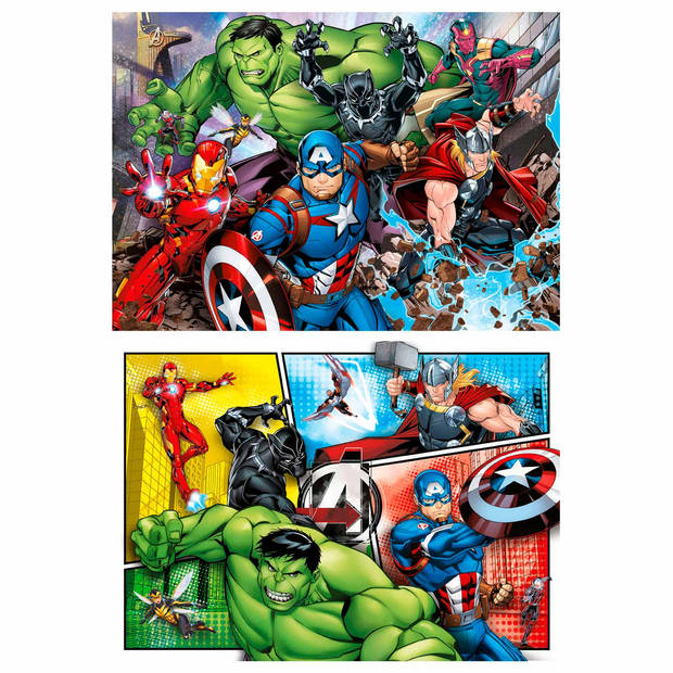 Clementoni Legpuzzel Marvel Avengers 2x60 stukjes