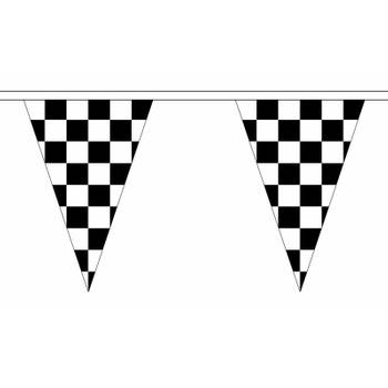 Finish slinger met puntvlaggetjes 5 meter - Vlaggenlijnen