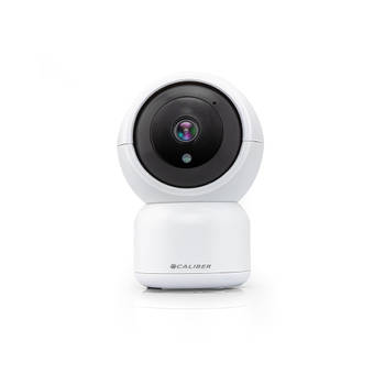 Caliber Wifi Camera - Draadloos - Pan Tilt - Bewegingssensor - Smart Camera voor Huisdieren - Wit (HWC102PT)