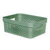 Curver Infinity Dots Opbergbox - 11L - Groen - 100% Recycled