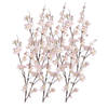 6x Stuks roze appelbloesem kunstbloem/tak met 57 bloemetjes 84 cm - Kunstbloemen