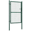 The Living Store Tuinpoort - Groen 100x150cm - Staal - Vergrendelbaar met 3 sleutels