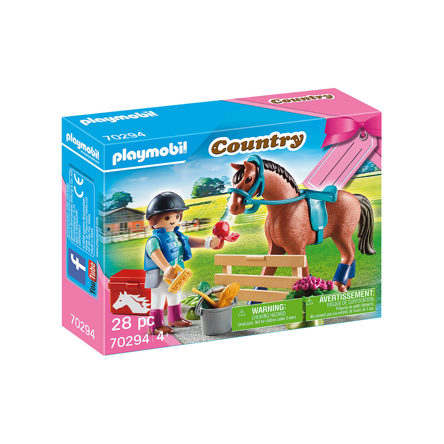 Rationeel Ver weg Commotie Playmobil cadeauset "paarden" 70294 | Blokker