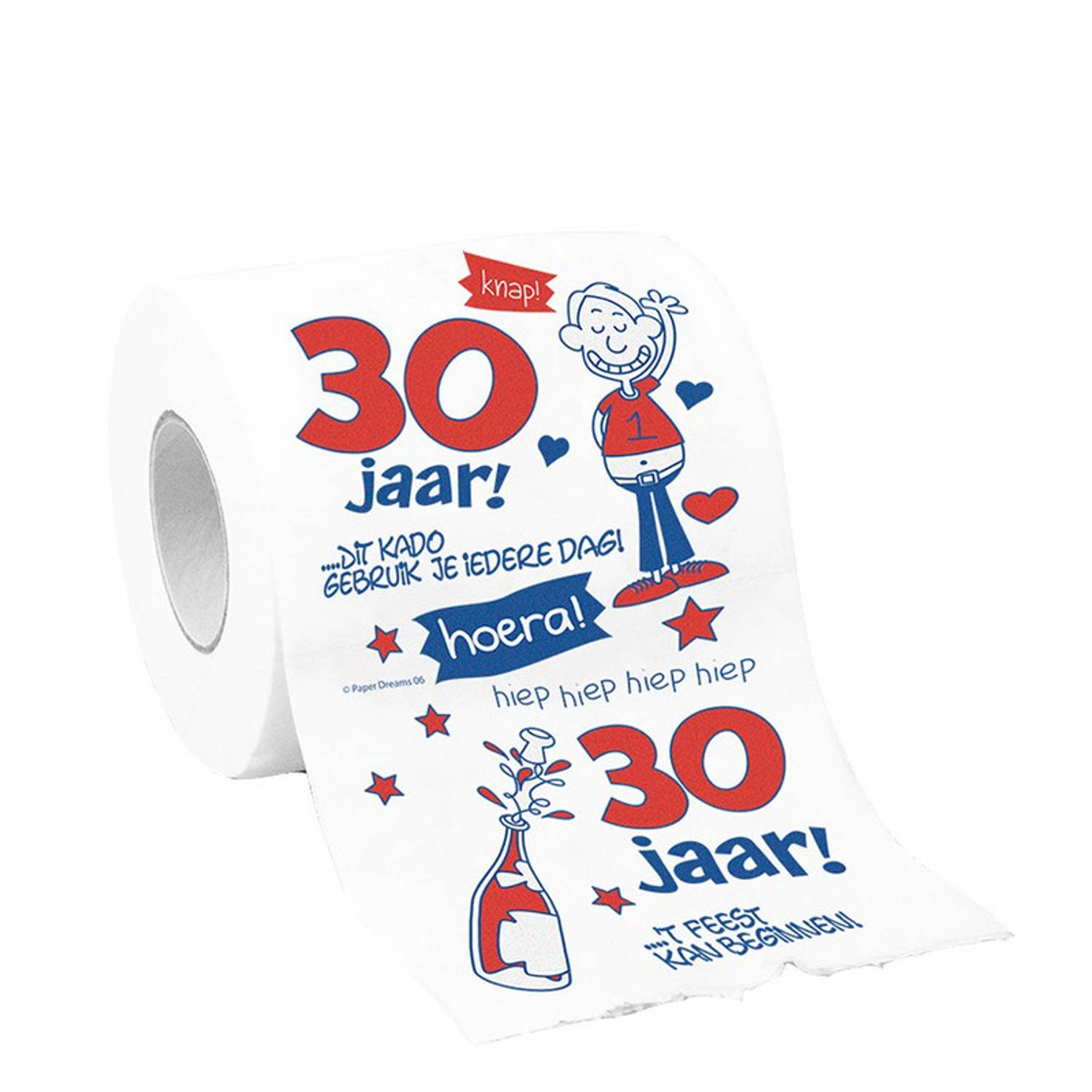 Toiletrol-wc-papier 30 Jaar Vrouw Met Grappige Teksten 30e Verjaardag Feestversiering-Wc-decoratie