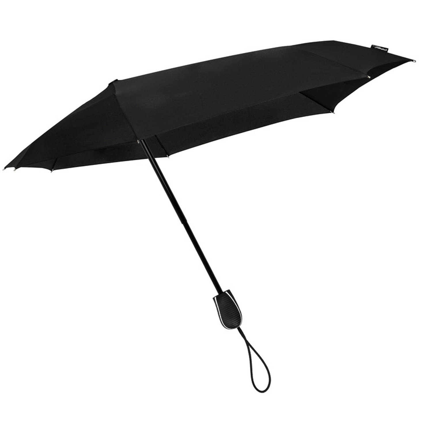 STORMini opvouwbare storm paraplu zwart 100 cm Mini stormparaplu