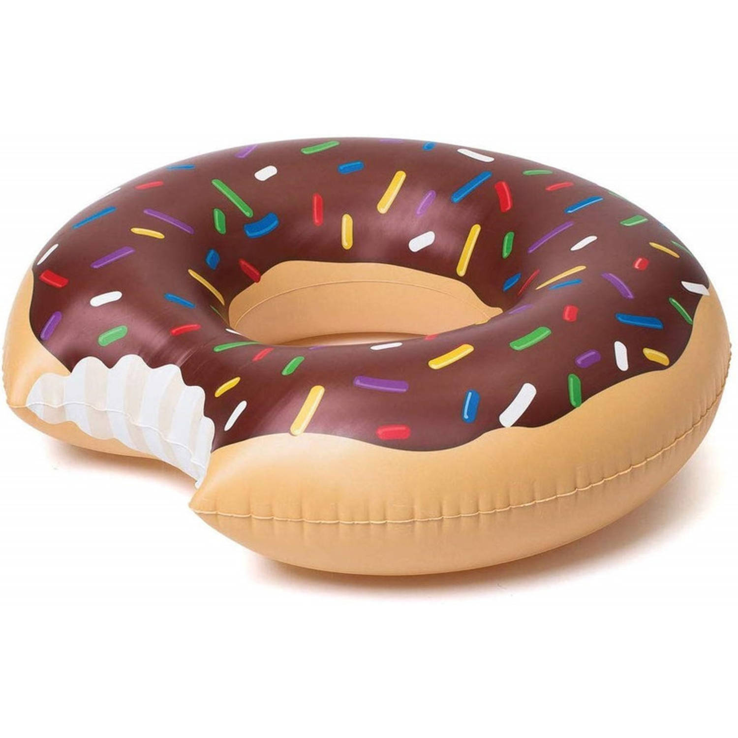 Detector brand Bekwaamheid Opblaasbare chocolade donut zwemband 122 cm speelgoed - XXL formaat  zwemring - Waterspeelgoed | Blokker