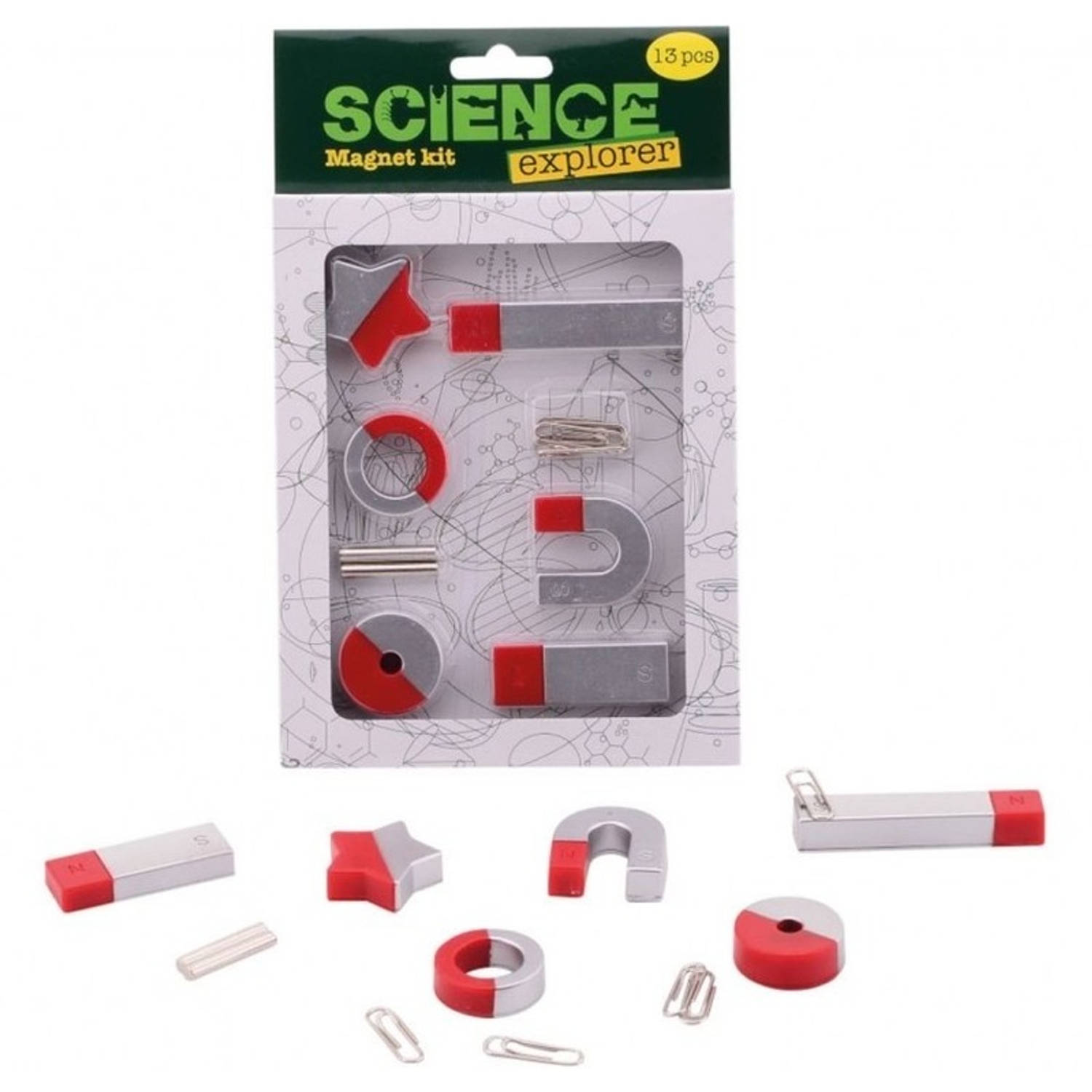 Science Explorer Magnetenset Met Accessoires 13 Delig Wetenschap Speelgoed Voor Kinderen Experimente