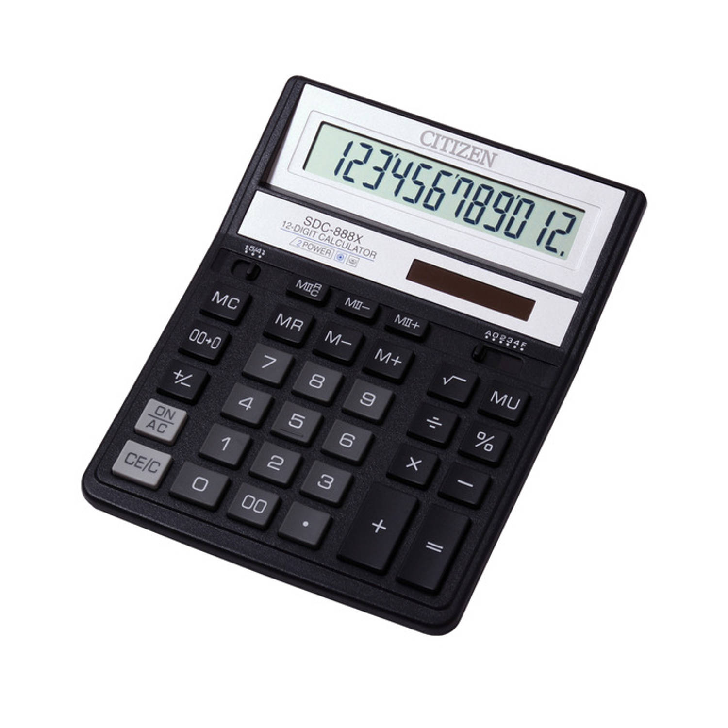Citizen SDC-888X calculator Pocket Financiële rekenmachine Zwart