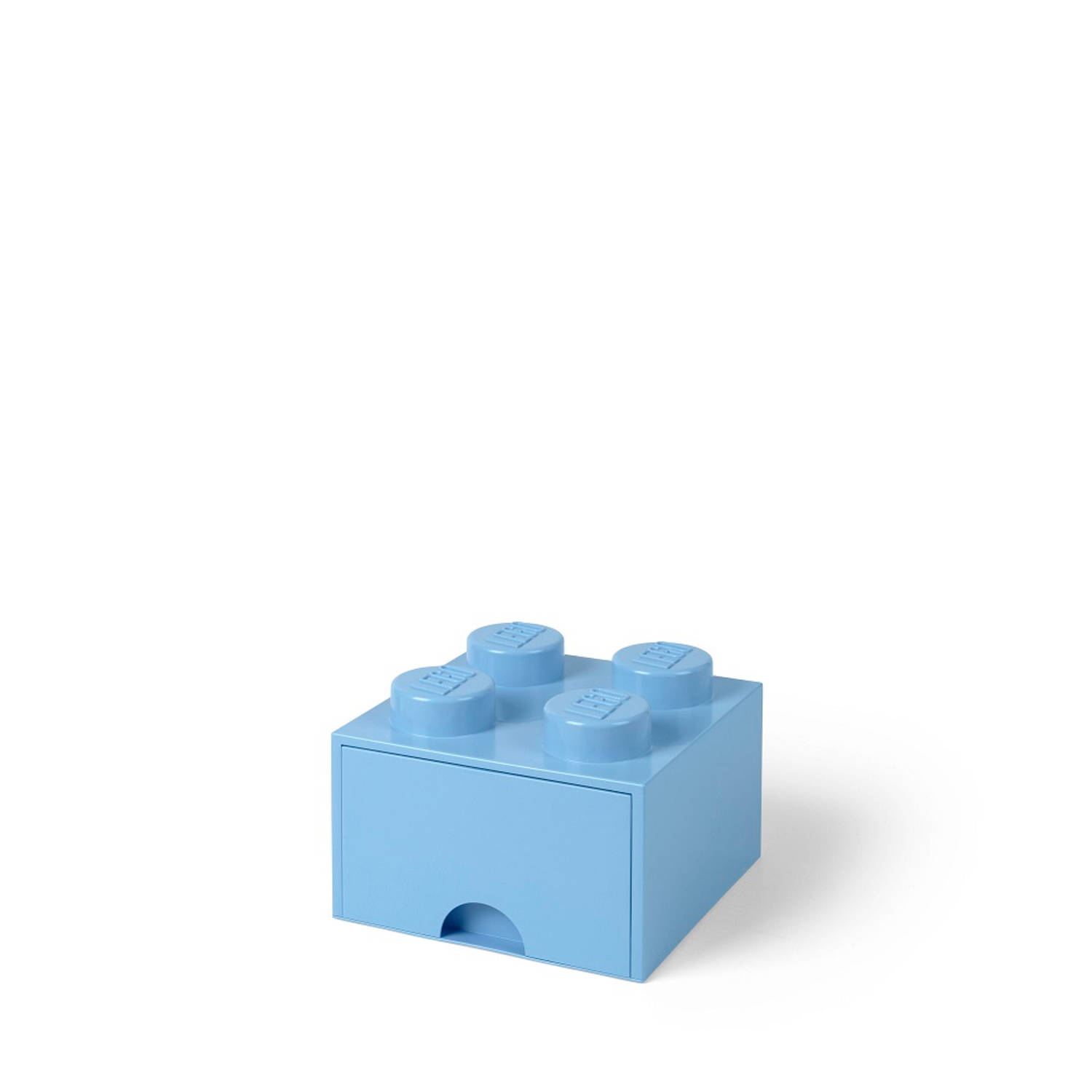 Opberglade Lego DESIGN: brick 4 blauw AQUA