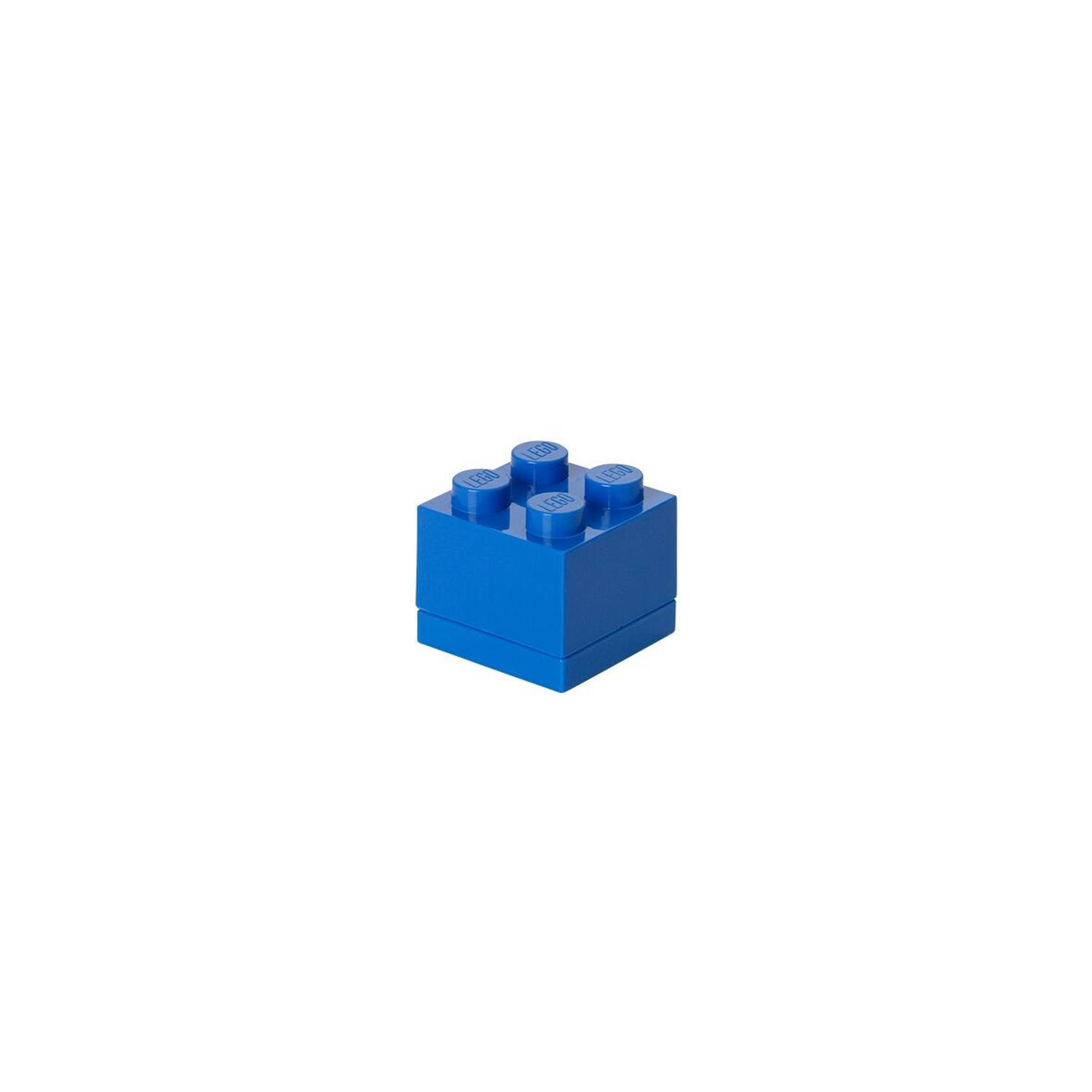 Lego Opbergbox: Mini Brick 4 Blauw