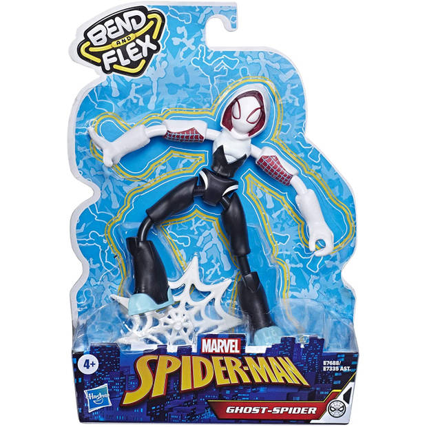 Marvel Spider-Man Bend And Flex Ghost Spider 15 cm actiefiguur