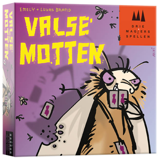 Drie Magiers Spellen Valse Motten - Kaartspel - 7+