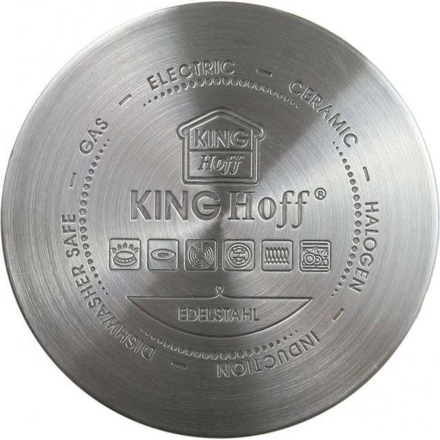 Kinghoff 1202 pannenset - rvs - alle warmtebronnen