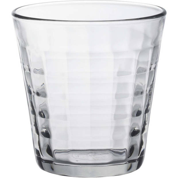 Drinkglazen/waterglazen transparant Prisme set 170/275 ml 12-delig - Drinkglazen