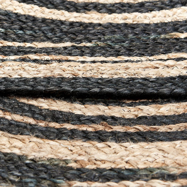 Beliani ARTORA - Gevlochten-Beige-Jute