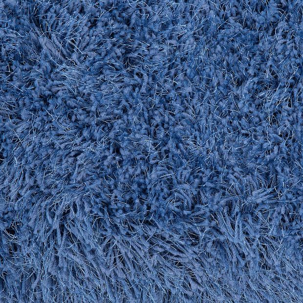 Beliani CIDE - Hoogpolig-Blauw-Polyester