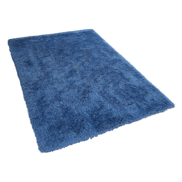 Beliani CIDE - Hoogpolig-Blauw-Polyester