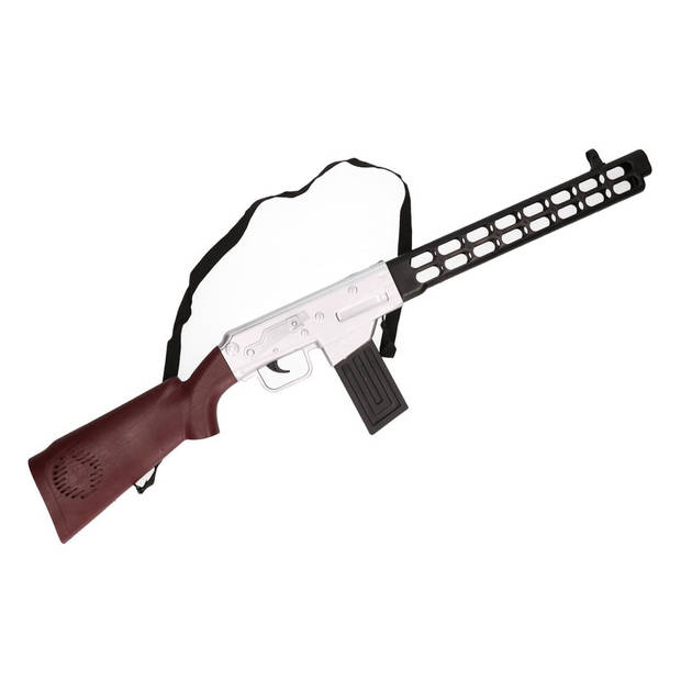 Speelgoed geweer met geluid soldaten/politie 76 cm - Verkleedattributen