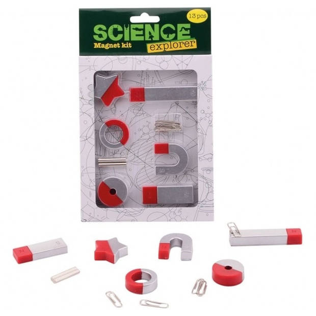 Wetenschap speelgoed magneten set 13 delig - Magneten