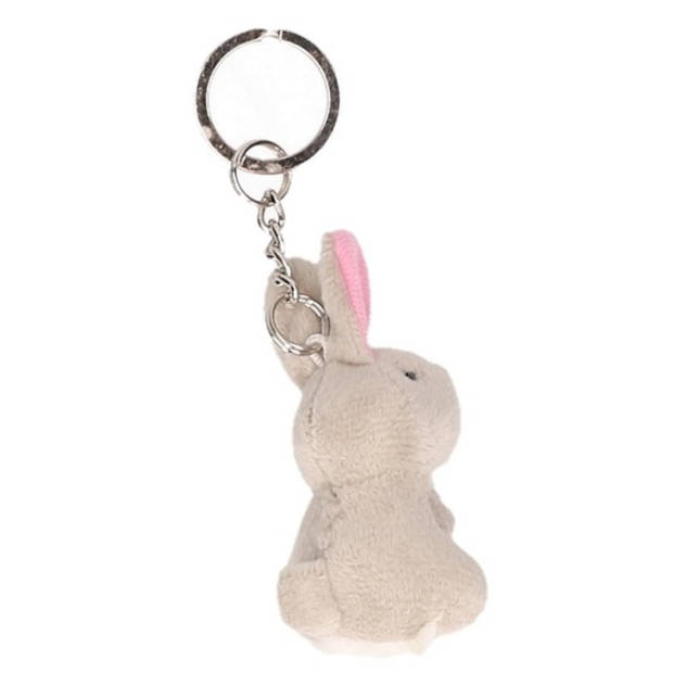 Pluche sleutelhanger konijntje/haasje knuffel 6 cm - Knuffel sleutelhangers