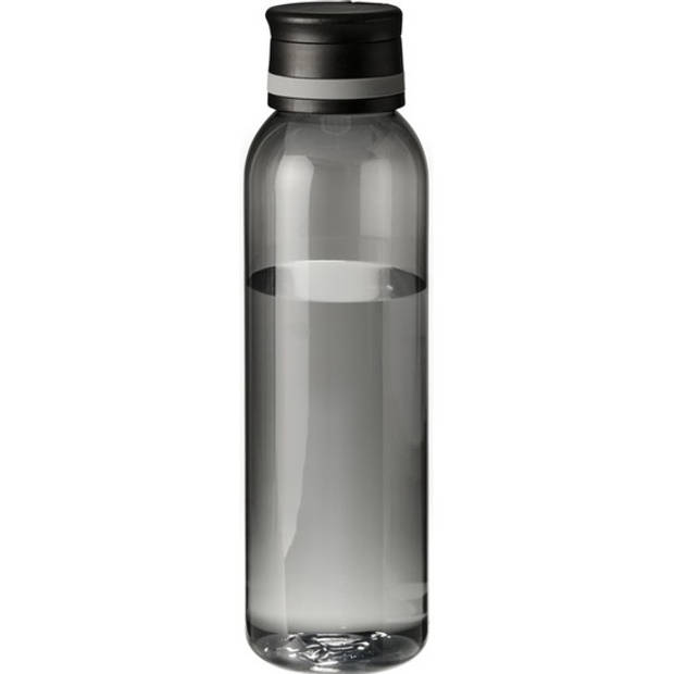 Transparant grijs drinkfles/waterfles 740 ml - Drinkflessen