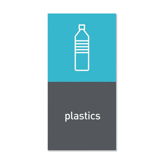 Afvalemmer Marker Magnetisch - Plastics - Grijs - Simplehuman