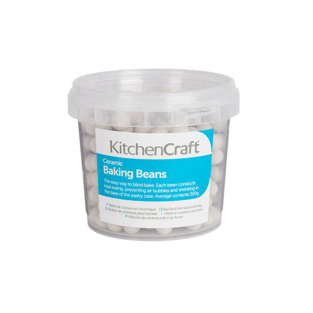 KitchenCraft - Keramische bakbonen voor blind bakken - 500 gram - Kitchen Craft