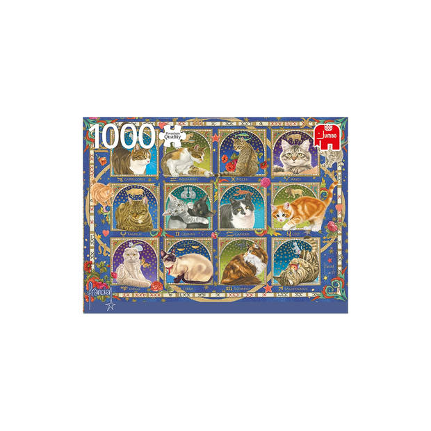 Jumbo puzzel Horoscoop - Katten - 1000 stukjes