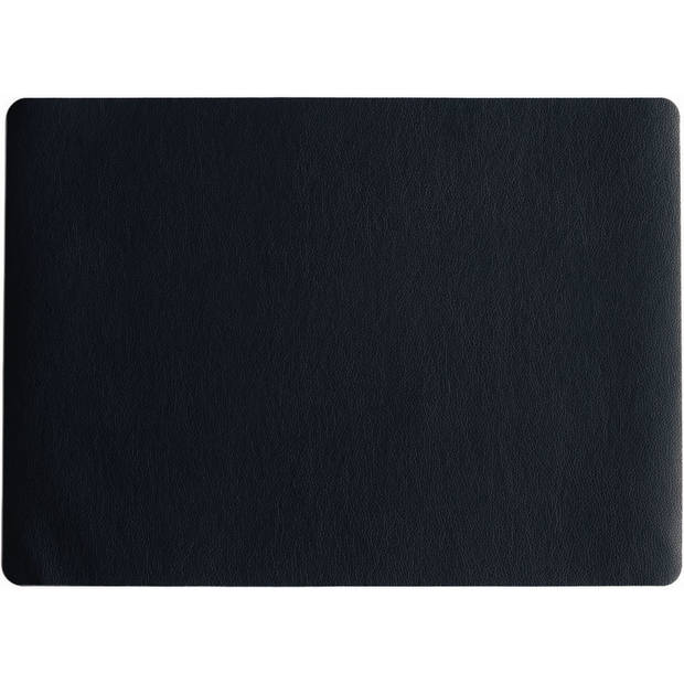 ASA Selection Placemat - Leather Optic Fine - Zwart - 46 x 33 cm