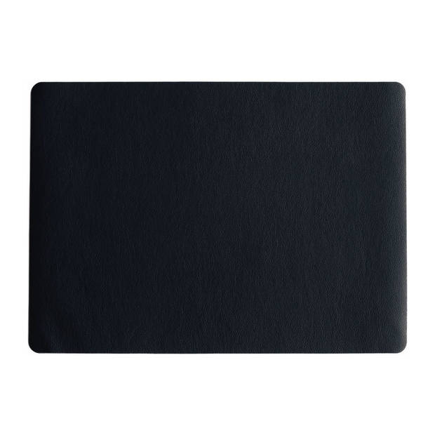 ASA Selection Placemat - Leather Optic Fine - Zwart - 46 x 33 cm